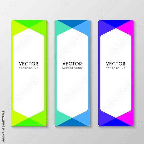 colorful banner design