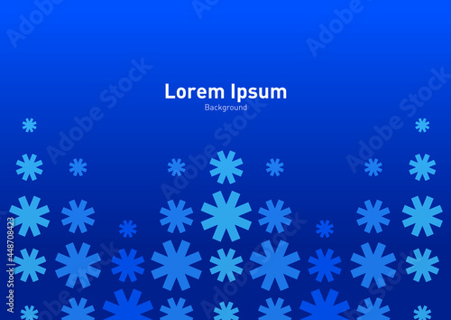 background design with snowflakes