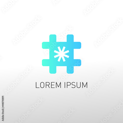 hash tags corporate logo design