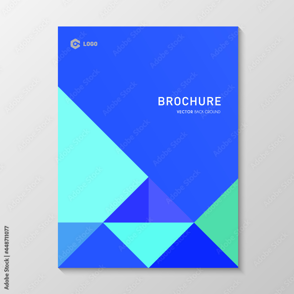 Fototapeta premium corporate brochure cover design