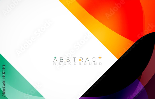 Minimal background. Abstract square shape with round corners created with wavy forms. Vector Illustration For Wallpaper, Banner, Background, Landing Page Free Download Minimal background. Abstract square shape with round corners created with wavy forms. Vector Illustration For Wallpaper, Banner, Background, Landing Page - GFXLoad