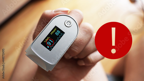 Obraz na plátně Low blood oxygen levels