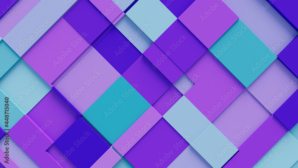 Purple and Turquoise Tech Background with a Geometric 3D Structure. Clean, Minimal design with Simple Futuristic Forms. 3D Render. Purple and Turquoise Tech Background with a Geometric 3D Structure. Clean, Minimal design with Simple Futuristic Forms. 3D Render.