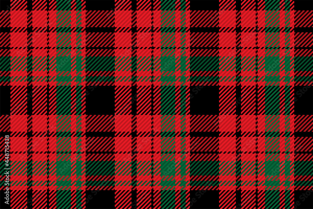 Foto auf Acrylglas mit Nahtloses Muster aus schottischem Tartan-Plaid. Wiederholbarer Hintergrund #448715438