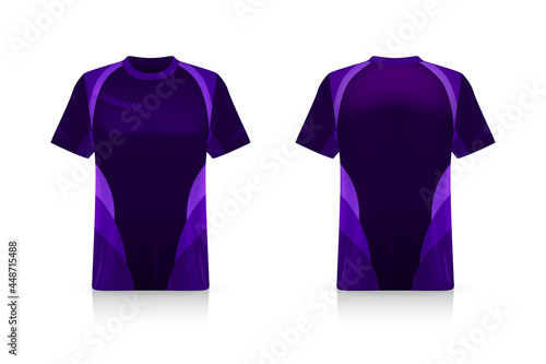 Specification Soccer Sport mockup , Esports Gaming T Shirt Jersey template. mock up uniform . Vector Illustration design