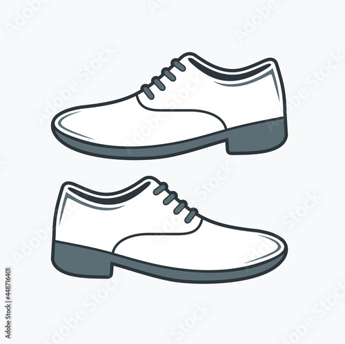 illustration of a pair of men's shoes 
