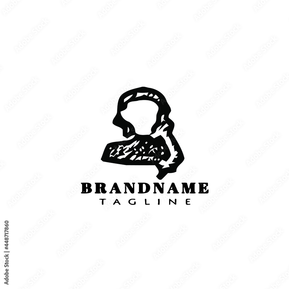 Obraz premium avatar logo icon design template simple illustration