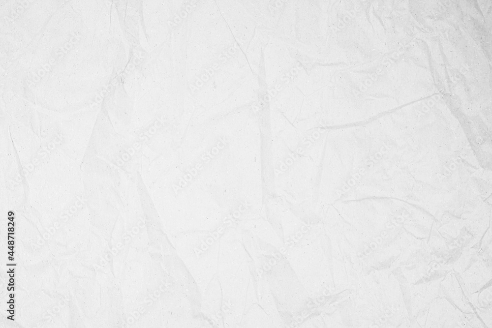 Naklejka premium White recycled craft paper texture as background. Grey paper texture, Old vintage page with copy space for text.