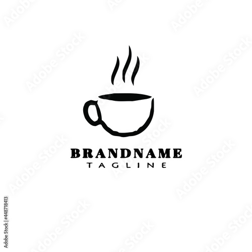 coffee cup logo design template icon vector illustration
