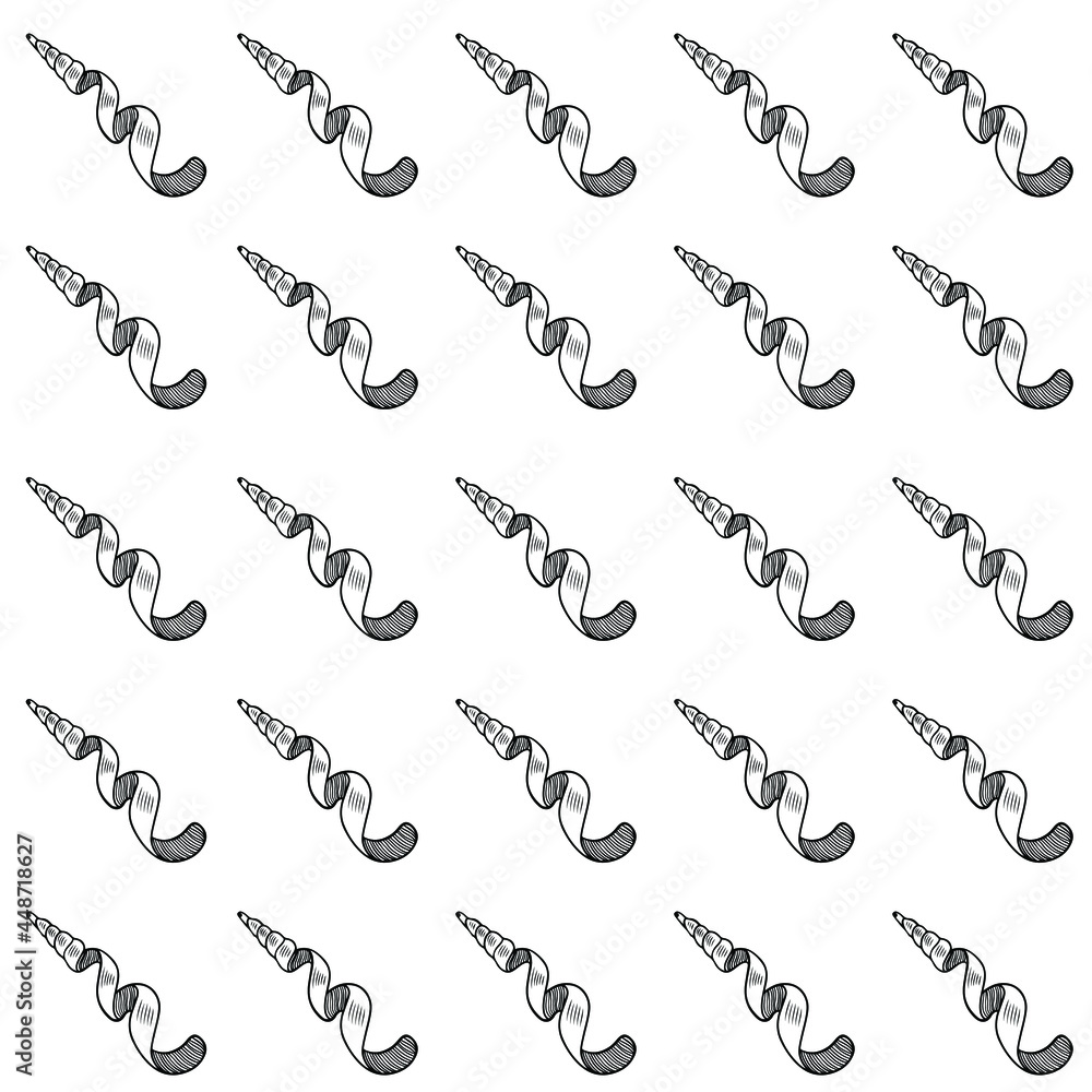 Handmade illustrations - seamless patterns of seashells. Marine background. Perfect for invitations, greeting cards, posters, banners, flyers, etc. Handmade illustrations - seamless patterns of seashells. Marine background. Perfect for invitations, greeting cards, posters, banners, flyers, etc.