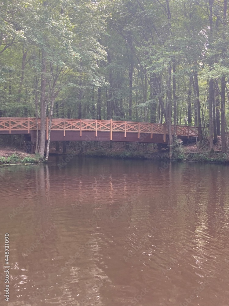 This is a new bridge over the indian creek in Chesapeake virginia. Near northwest river campground