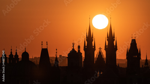sunrise in prague