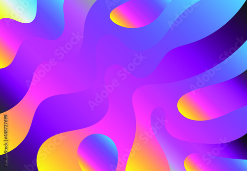 colored abstract elegant liquid background, vector work