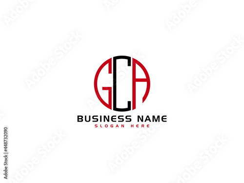 Creative GCA Logo Letter Vector Image Design For Your Business photo