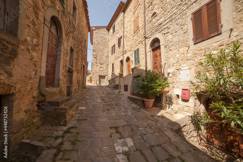 Fototapeta Naklejka Na Ścianę i Meble -  Italia, Toscana, provincia di Grosseto, Monte Amiata, il paese di Montegiovi.