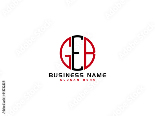 Creative GEB Logo Letter Vector Image Design For Your Business