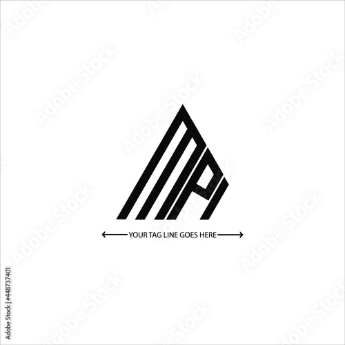 MPI letter logo creative design. MPI unique design
 photo