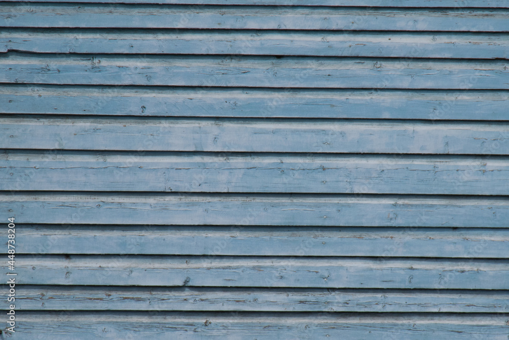 Obraz premium Blue wooden wall. Rustic background with copy space.