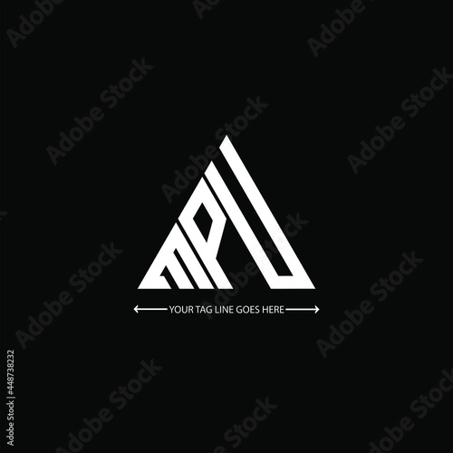 MPU letter logo creative design. MPU unique design

 photo