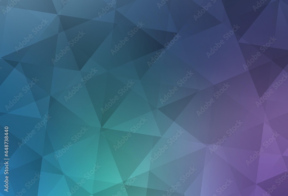 Light Pink, Blue vector abstract polygonal background. Light Pink, Blue vector abstract polygonal background.
