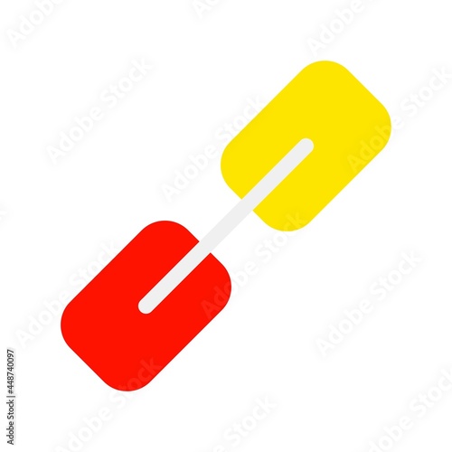 Link Flat Vector Icon Design