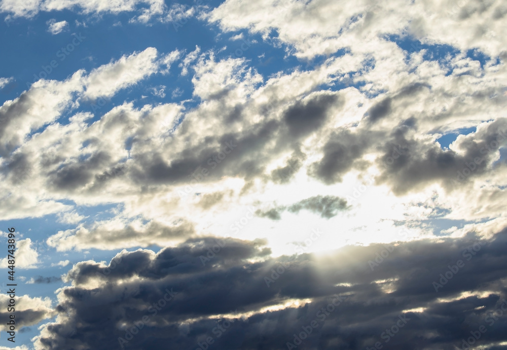 Fototapeta premium clouds and sun
