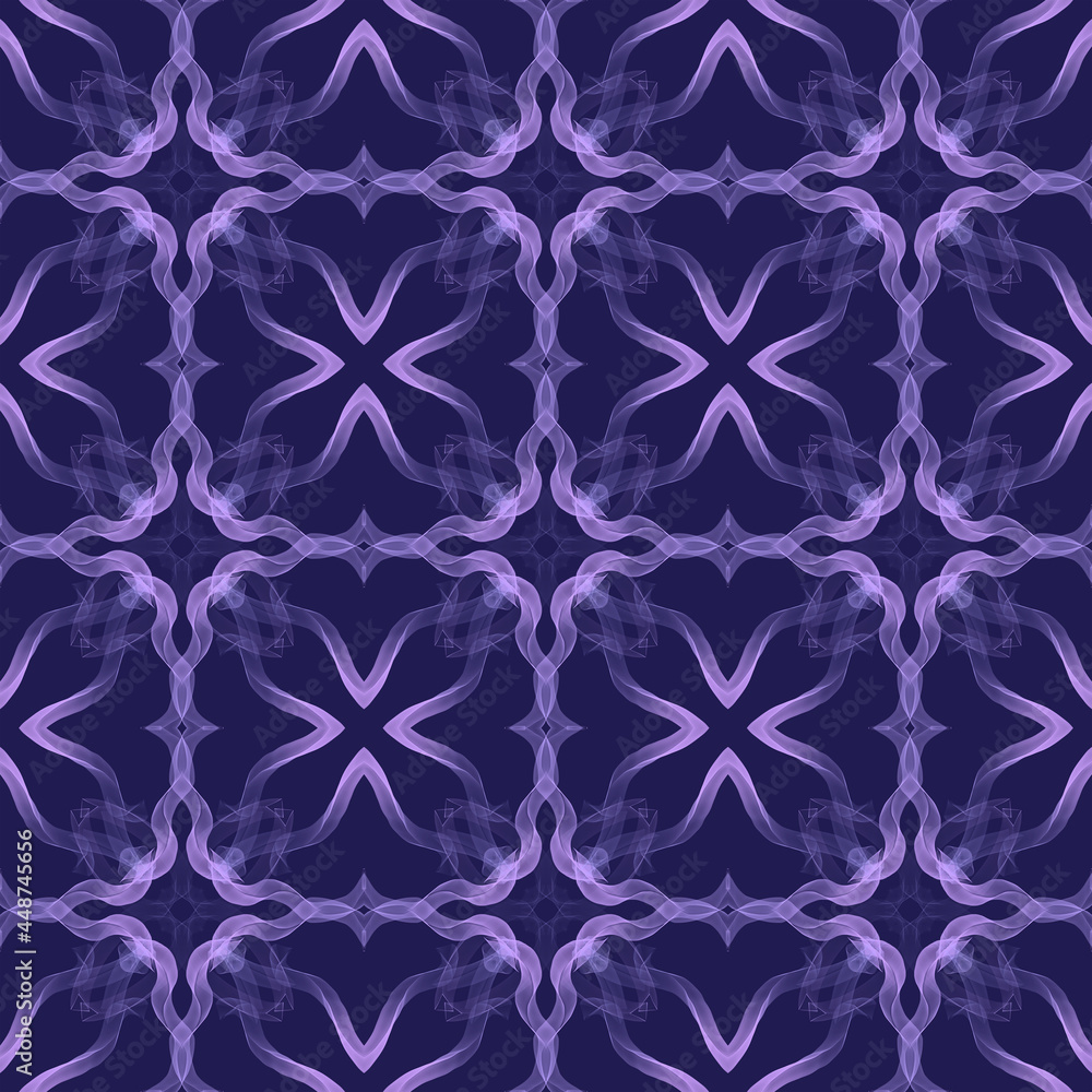 Seamless abstract geometric floral monochrome surface pattern Seamless abstract geometric floral monochrome surface pattern