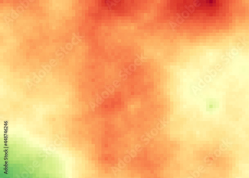 Color Pixels Cloud Abstract Computational Generative Art background illustration