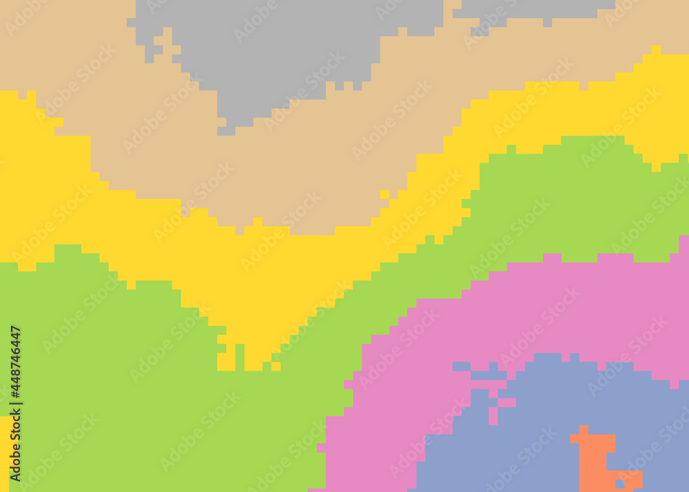 Obraz premium Color Pixels Cloud Abstract Computational Generative Art background illustration