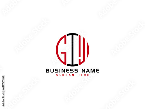 Creative GIJ Logo Letter Vector Image Design For Your Business photo