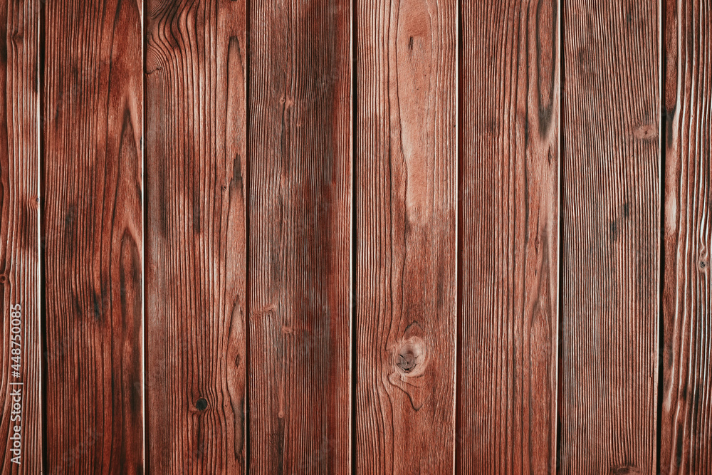 Brown wooden texture backdrop. Wooden surface background, floor top view.