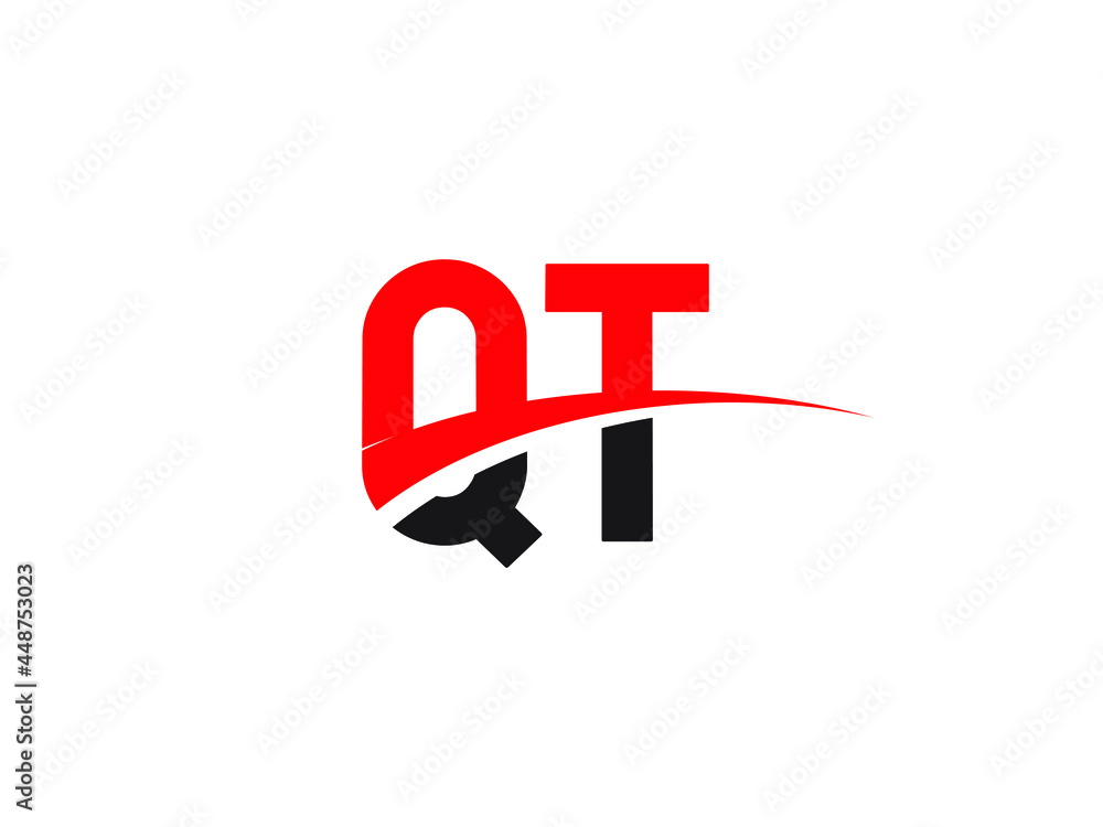 QT Letter Initial Logo Design Template QT Letter Initial Logo Design Template