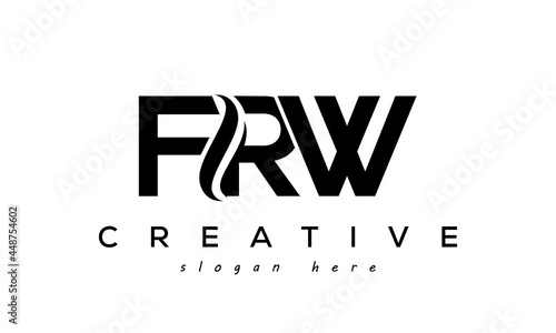 Letter FRW creative logo design vector	 photo