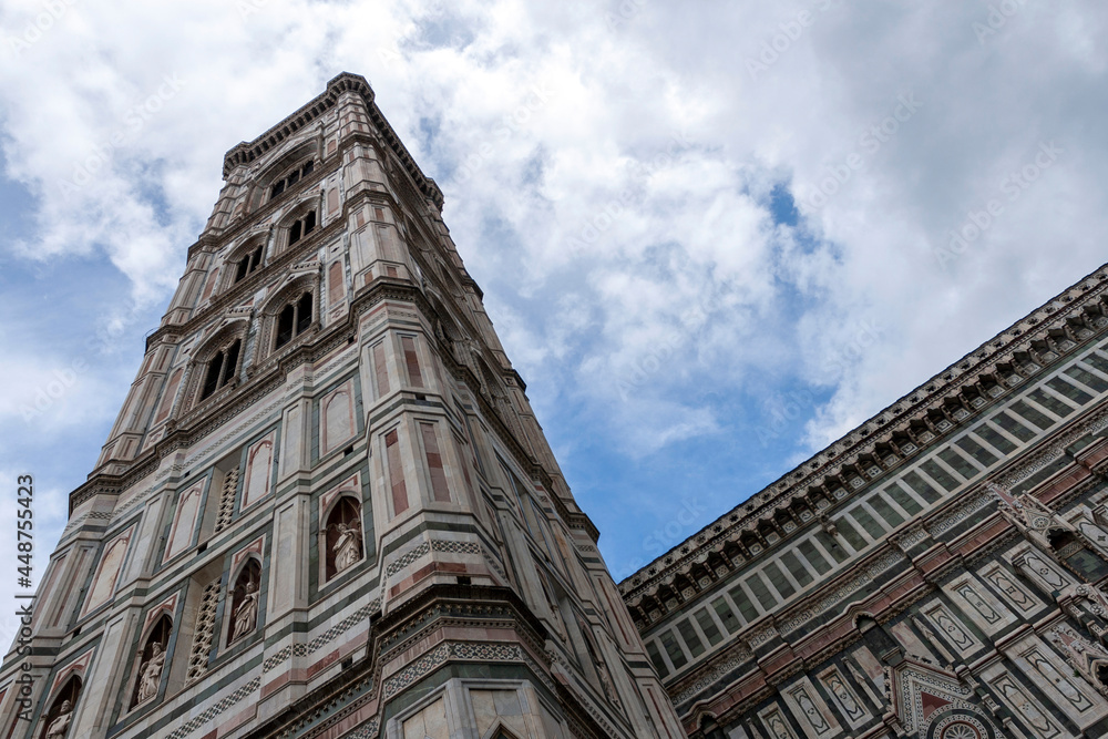 Giotto's bell tower at the Florence Cathedral