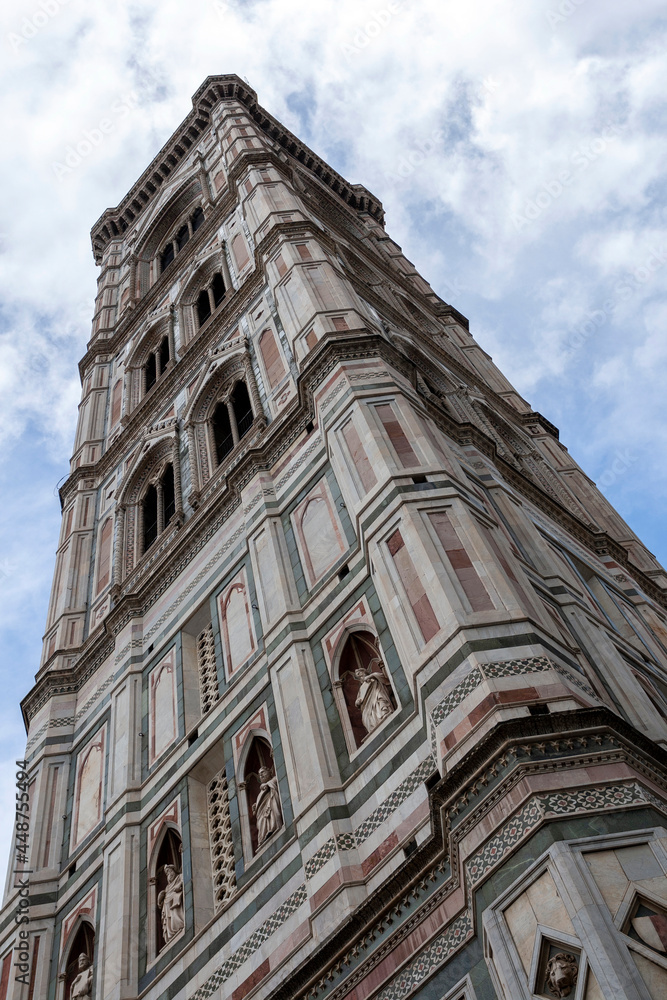 Giotto's bell tower at the Florence Cathedral