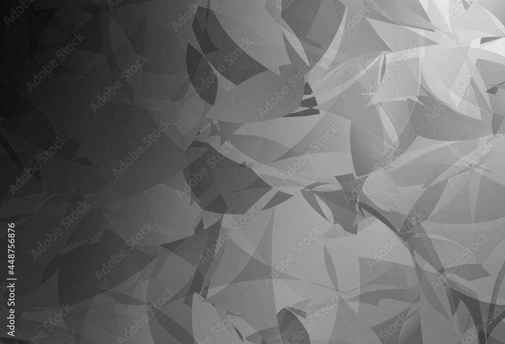 Obraz premium Light Gray vector texture with abstract poly forms.