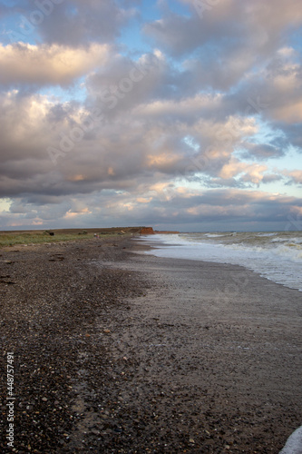 sunset on the black sea