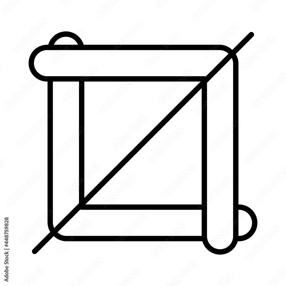 Crop Vector Line Icon Design Crop Vector Line Icon Design