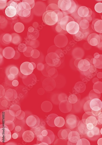 Bokeh photo Wallpaper vertical. Empty template for design of postcard, poster, banner, business, online store. Pink abstract background