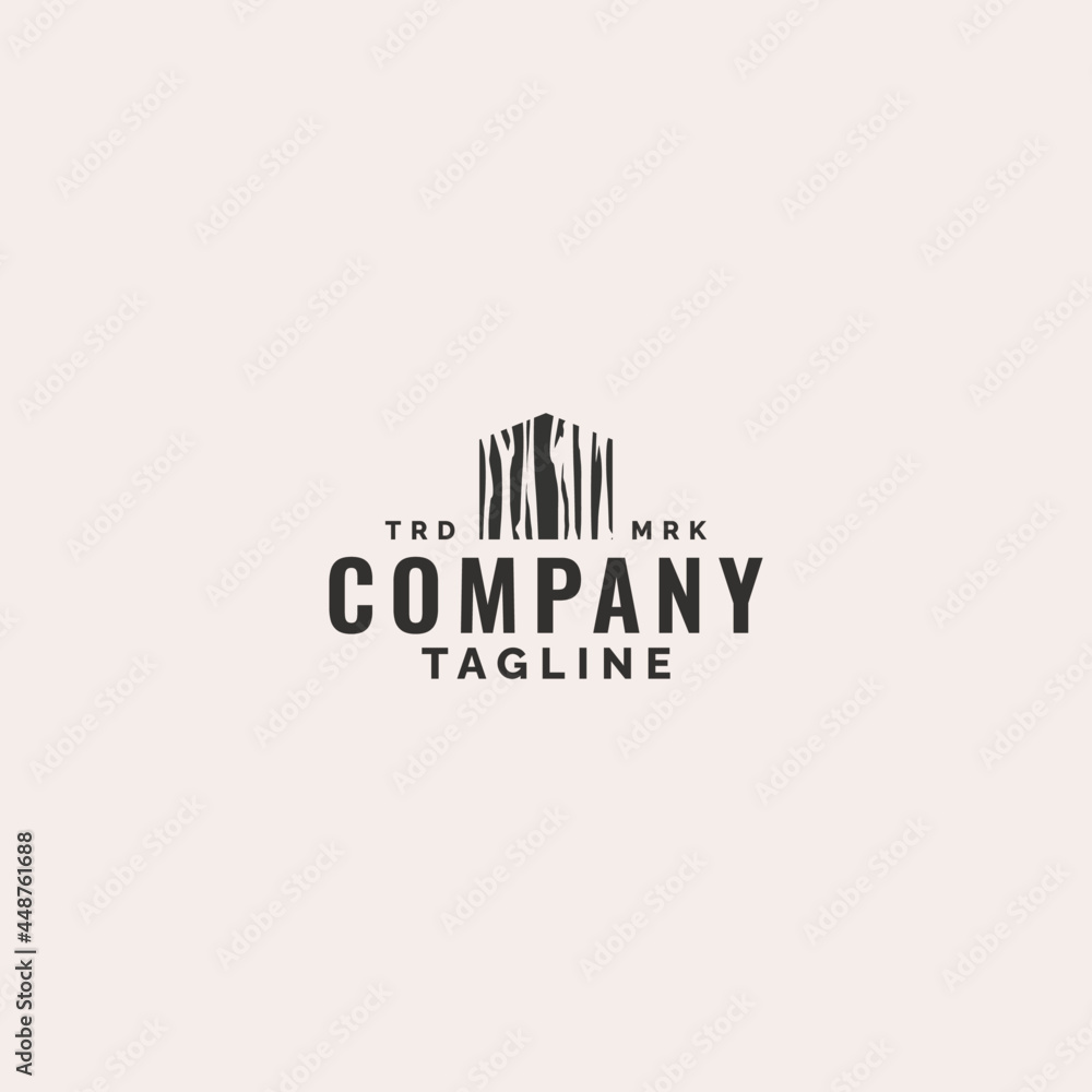 minimalist house home with wood texture style logo design. minimalist house home with wood texture style logo design.