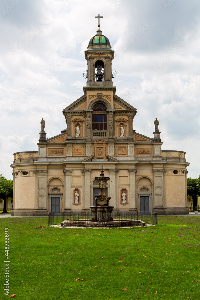 Sanctuary of Madonna Dei Campi in Stezzano , province of Bergamo , Italy Sanctuary of Madonna Dei Campi in Stezzano , province of Bergamo , Italy