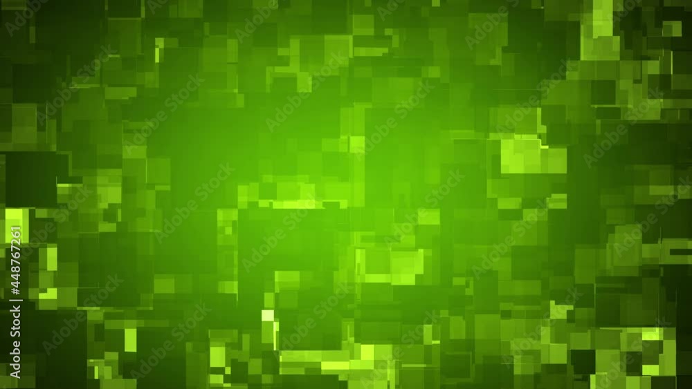 Moving Square Animation Loop Green Background Moving Square Animation Loop Green Background