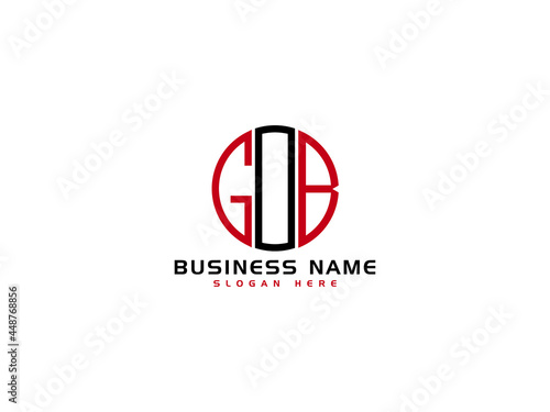 Creative GOB Logo Letter Vector Image Design For Your Business