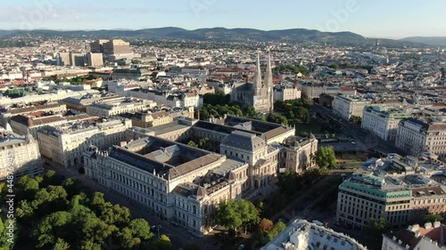 Wallpaper Mural Aerial view of Vienna University, Austria, Europe Torontodigital.ca