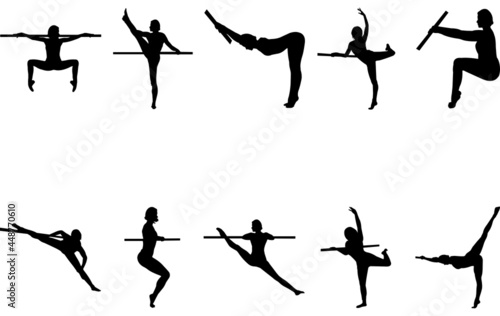 Barre silhouette vector