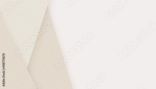 Beige paper background with copy space. Vector wallpaper illustration.