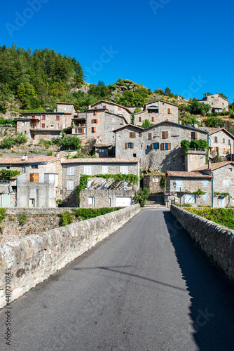 Jaujac, village des Ardèche