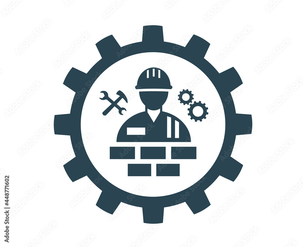 Vector illustration icon for repair, installation and maintenance and construction work. Vector illustration icon for repair, installation and maintenance and construction work.