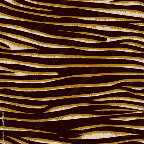 Seamless Pattern with zebra stripes - Animal Print
