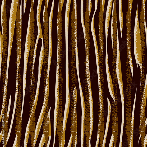 Seamless Pattern with zebra stripes - Animal Print